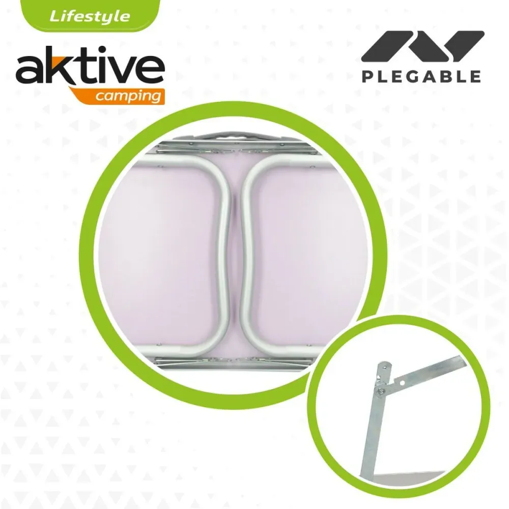 Tavolo Pieghevole Aktive Malva 56 x 24 x 34 cm (6 Unità)