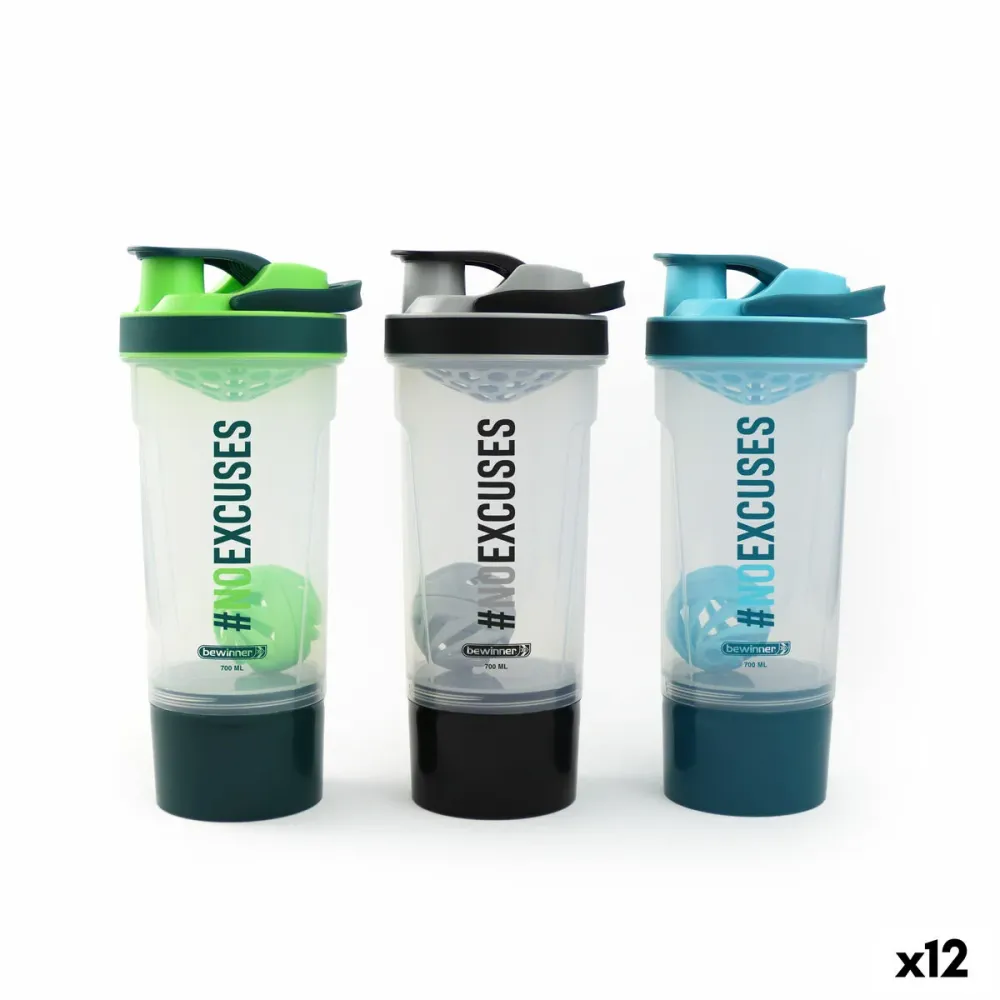 Bottiglia d'acqua Bewinner 700 ml 10,5 x 25,5 cm (12 Unità)