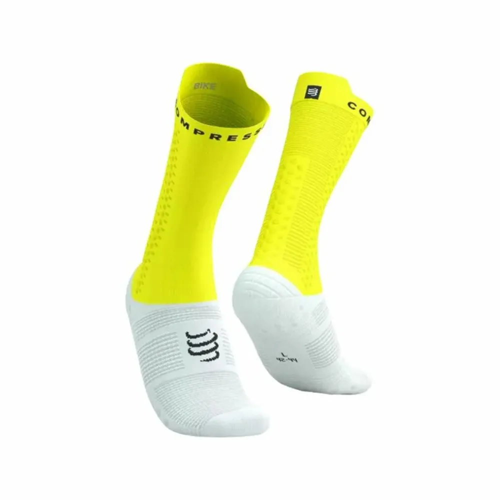 Calzini Sportivi Compressport Pro Racing Verde limone