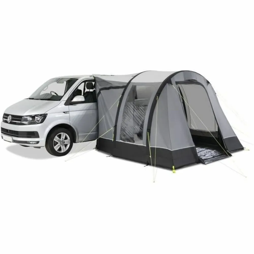 Tenda Kampa Grigio 2,9 m Poliestere Gonfiabile