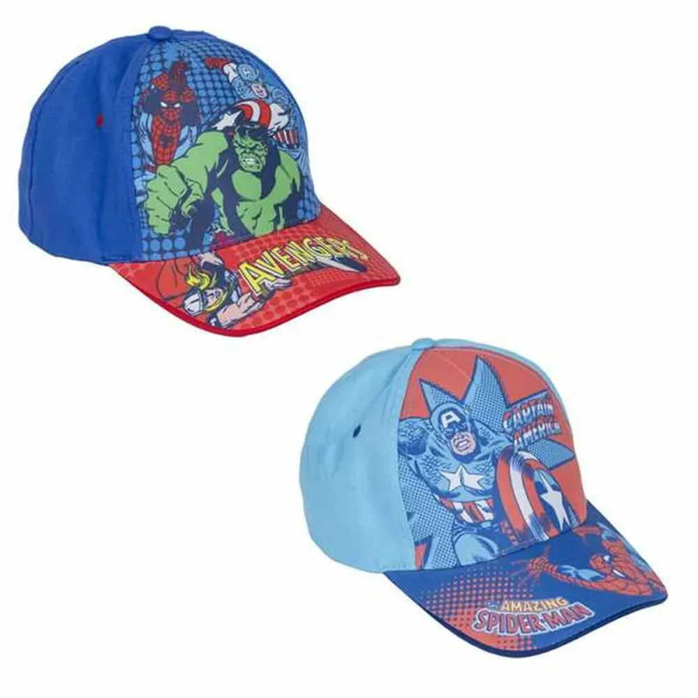 Cappellino per Bambini Avengers Azzurro