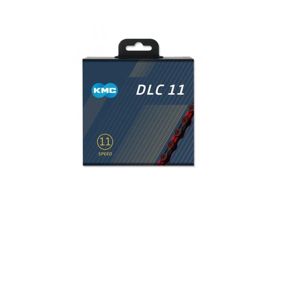 11V Catena KMC DLC11 Nero/Rosso