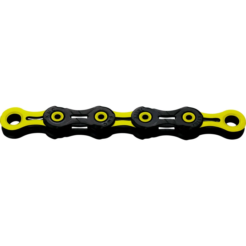 11V KMC DLC11 Catena cerata Nero/Giallo cerato