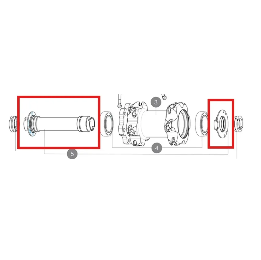 2016 Kit asse anteriore MAVIC ROUTE DISC 9/12/15 mm