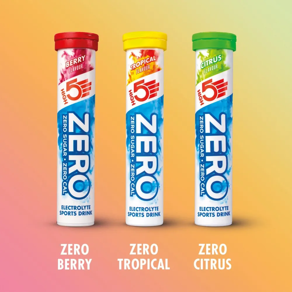 3x20 Confezioni High5 ZERO Idratazione Elettrolitica Frutti Rosso/Lemonio/Tropicale Pasticche