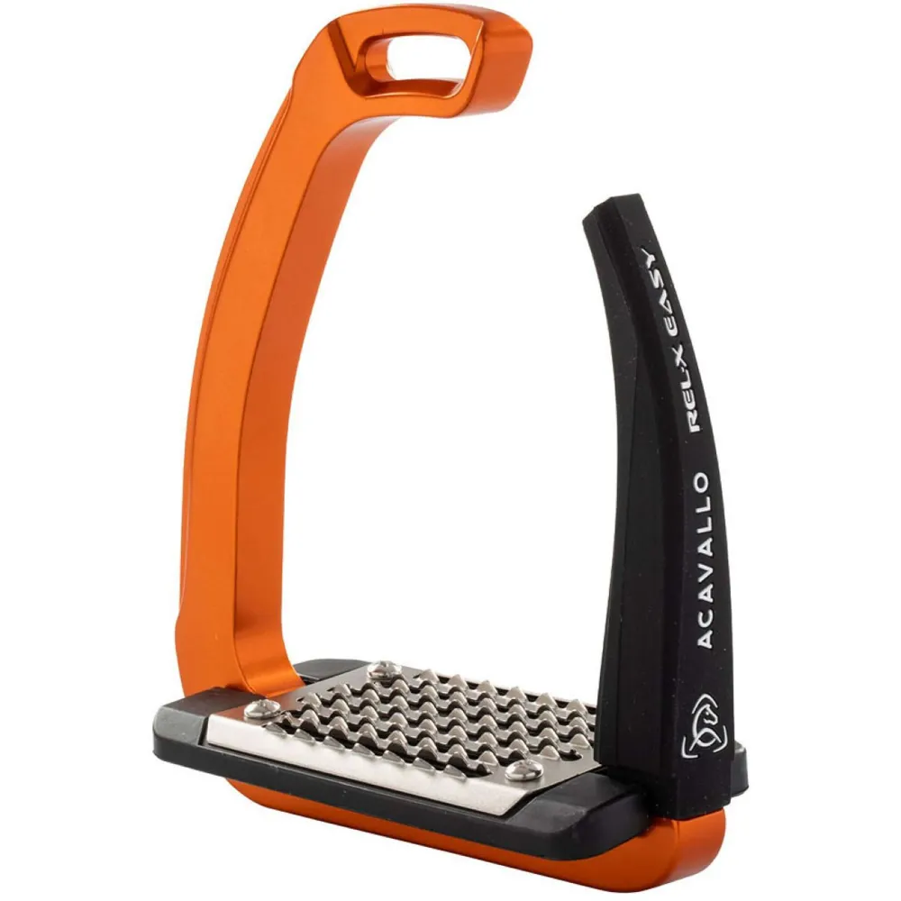 Acavallo Staffe REL-X Easy Arancione/Nero