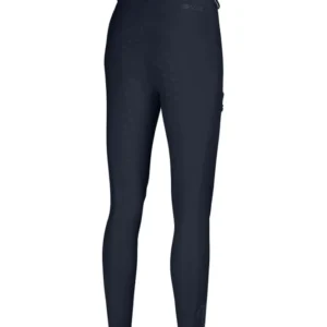 Amia Pantaloni da equitazione donna vita media con grip integrale Nightblue 88