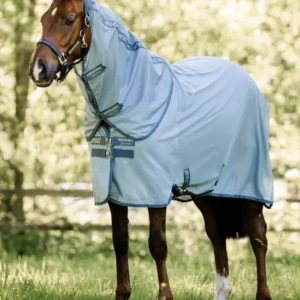 Amigo Coperta antimosche Plus Heather Blue/Blue & Silver 130