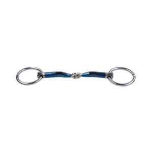 Anello sciolto Sweet Iron bradoon snodato, 12mm Blue 95 mm