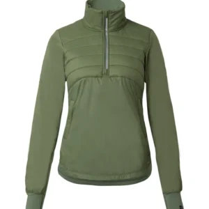 Anorak ibrido Annika, donna Olivine Green 36