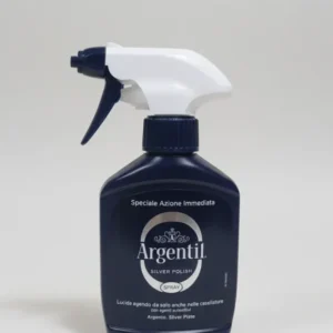 Argentil Spray Lucidante Argento & Silver Plate Autoattivo 150ml - Pulisce Cesellature Senza Strofinare - Brillantezza Imm...