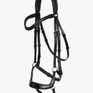 Arika Briglia goccia da dressage Black/Silver P
