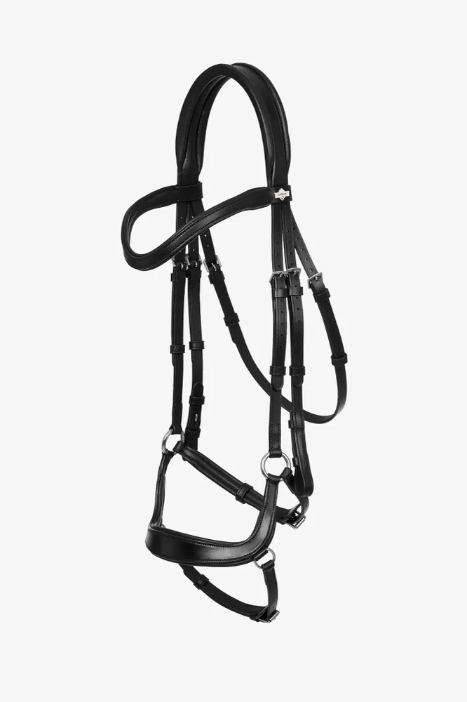 Arika Briglia goccia da dressage Black/Silver P
