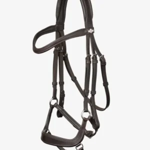 Arika Briglia goccia da dressage Brown/Silver X-Full
