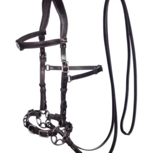 Articoli F.R.. Freedom Riding Caval Compl. testiera Cavemore (Syst.2) con forbici e redini Brown C