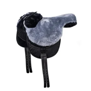 Articoli F.R.. Freedom Riding Macon Extra Merino pad da monta senza sella, Knee Rolls & Inlays, S Black/Gray S