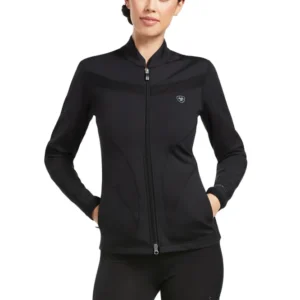 Ascent Felpa con zip intera Black XS