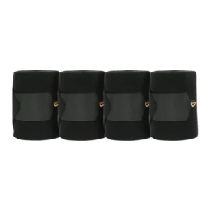 Bende lana Kentucky Horsewear, set di 4 Black 4