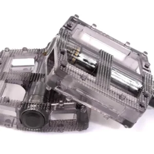 BMX Pedals 9/16" Transparent Black Bike Shop More