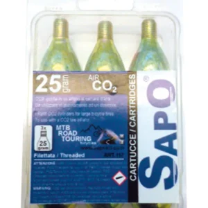 Blister Sapo da nr. 3 cartucce CO2 25 gr.