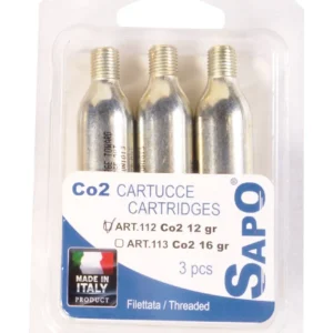 Blister Sapo da nr. 3 cartucce CO2 12 gr.