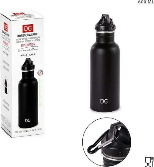 Borraccia Exploration Bottiglia Matt Con Moschettone Capacità 600ml Sport 218378