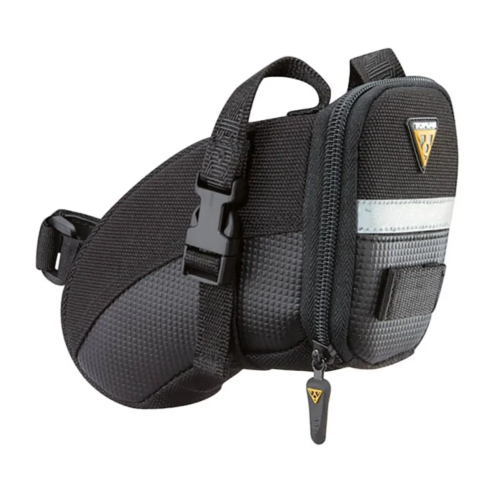 Borsa da sella TOPEAK AERO WEDGE PACK STRAP Micro Nera
