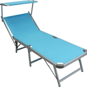 Brandina mare prendisole pieghevole con tettuccio Azzurro Milani Home