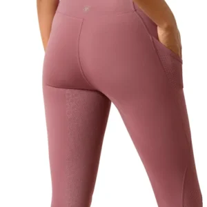 Breathe Eos leggings da equitazione da donna con grip parziale Tulipwood M
