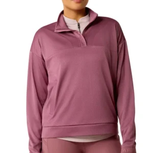 Breathe felpa da donna con 1/2 zip Tulipwood L