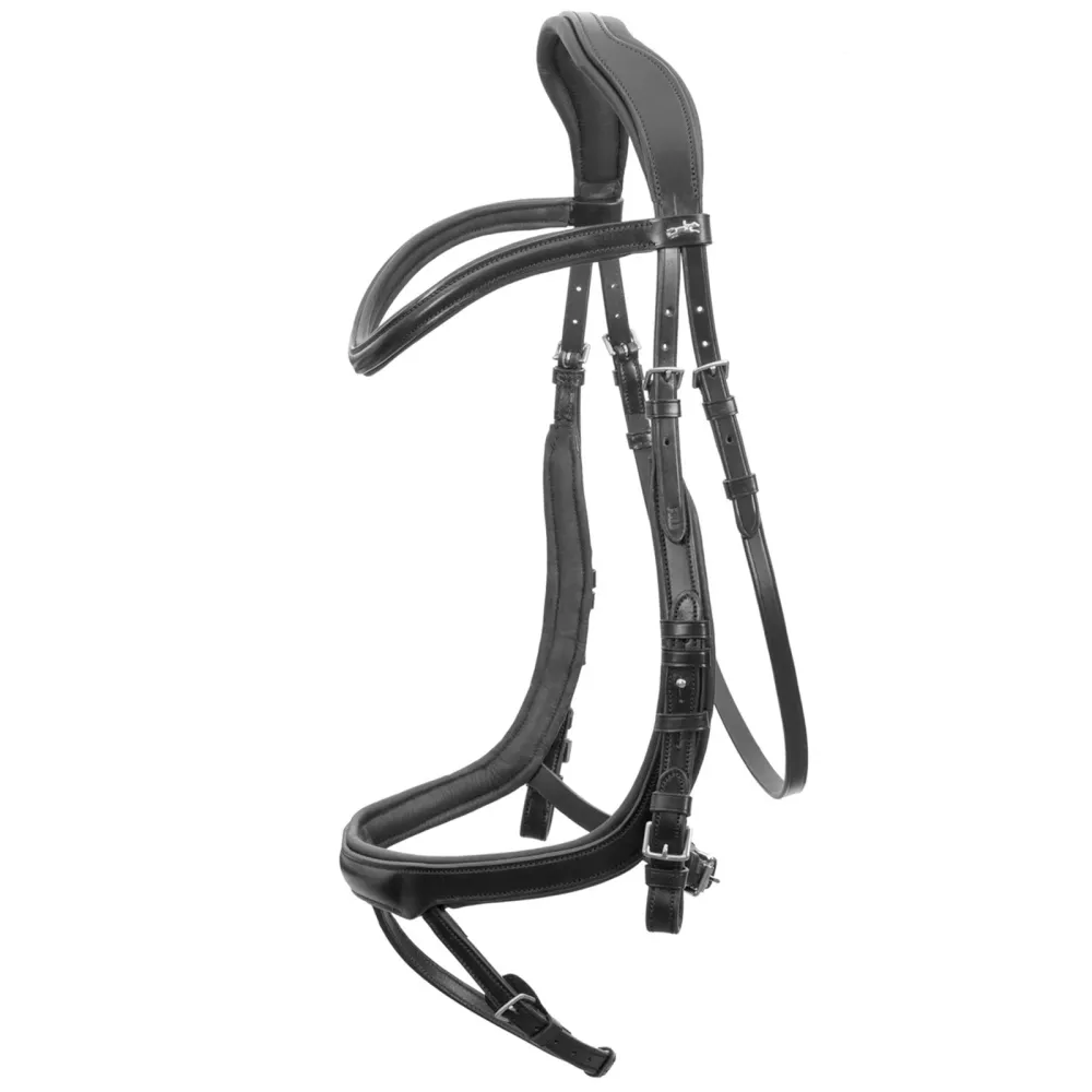 Briglia Equitus Alpha Black/Silver X-Full