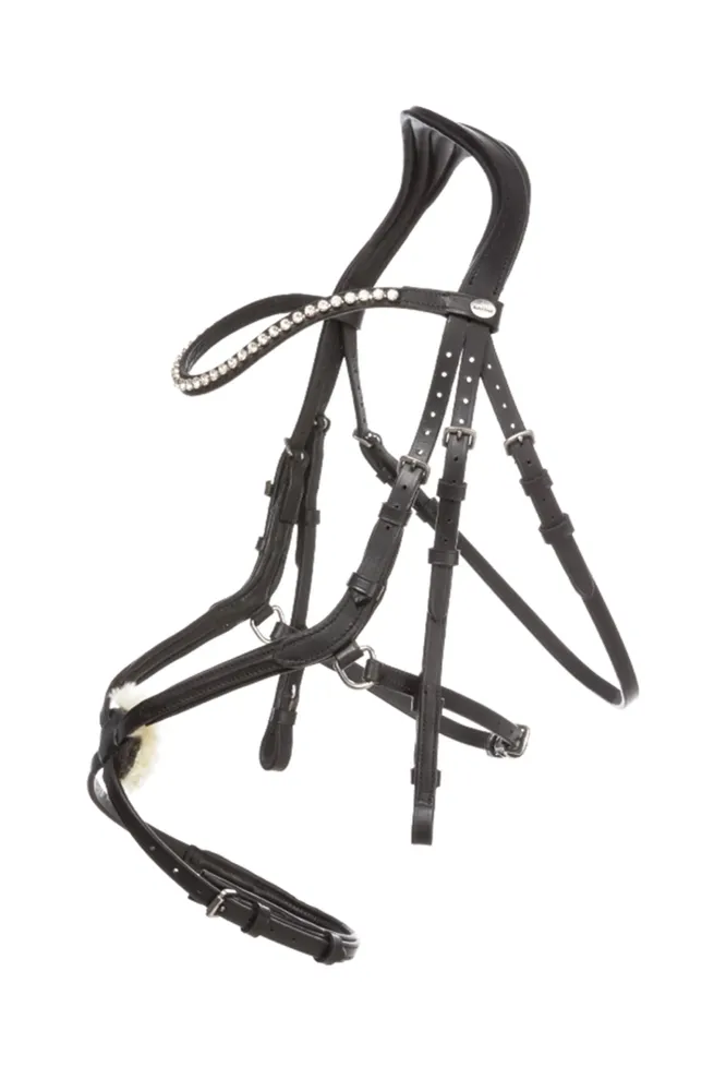 Briglia messicana Lucia Black C