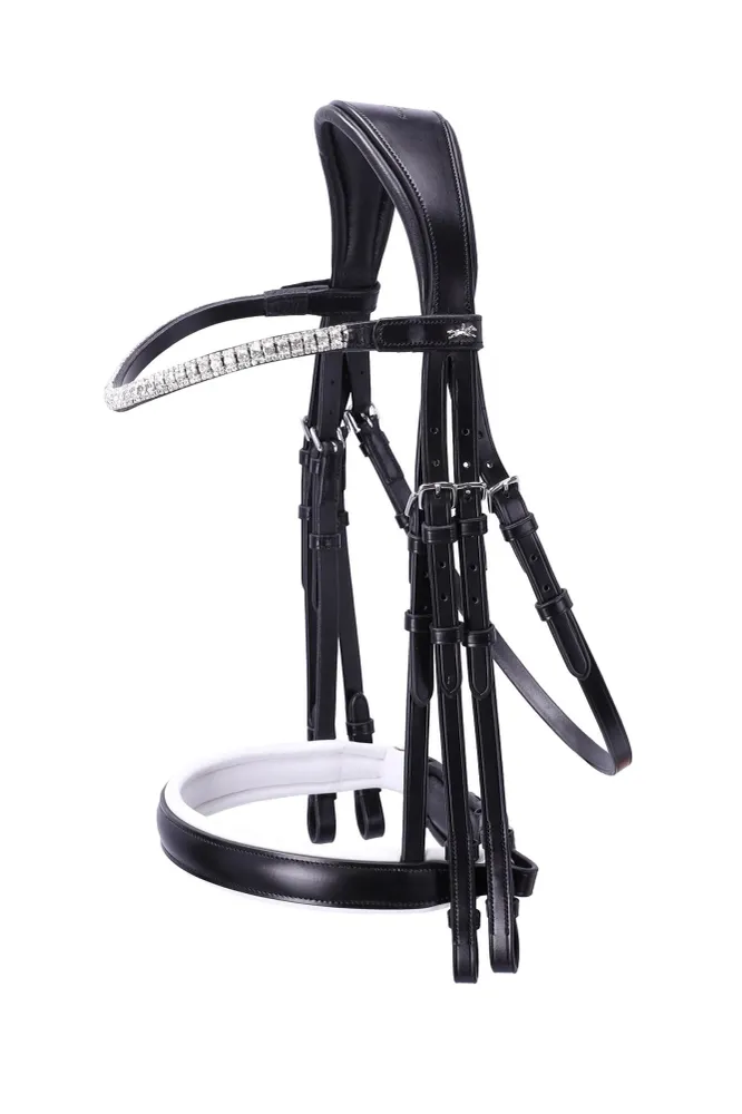 Brindisi Briglia black/white/silver F