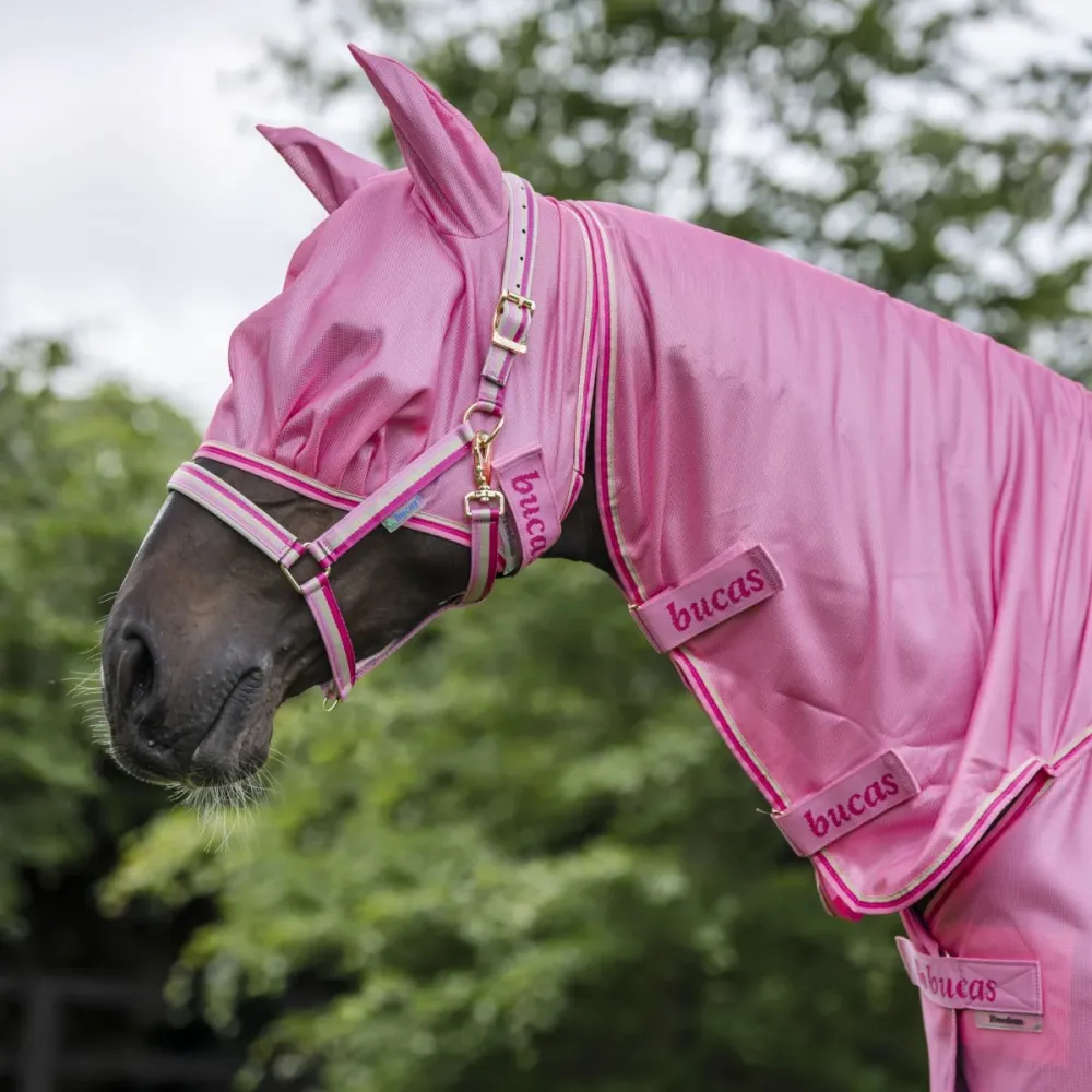 Bucas Freedom Vliegenmasker Aurora Pink