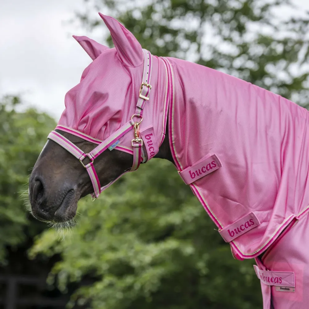 Bucas Freedom Vliegenmasker Aurora Pink