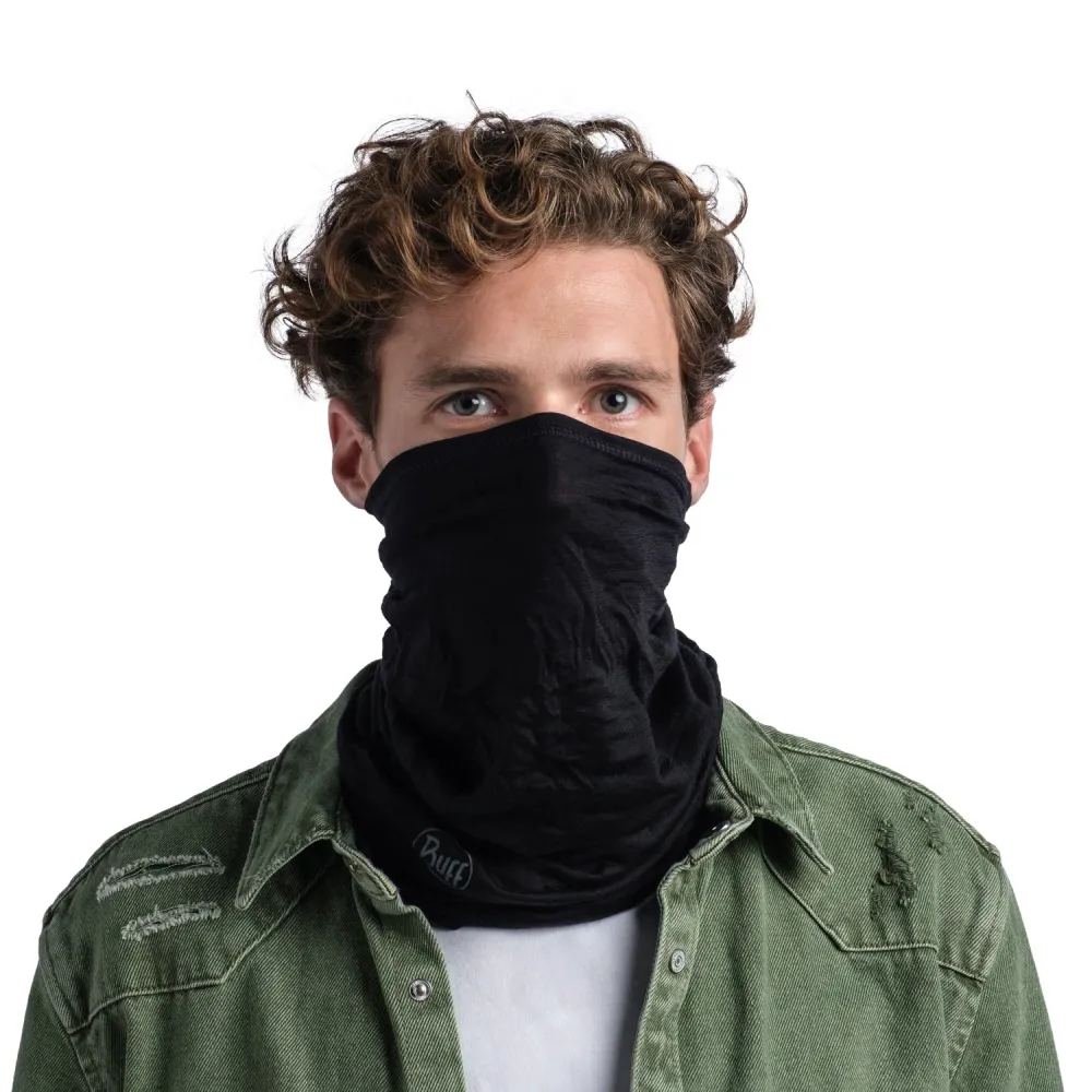 BUFF MERINO - Girocollo leggero Nero