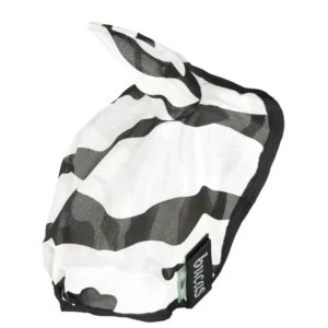 Buzz-Off Zebra Maschera antimosche Black/White S