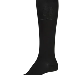 calze al ginocchio con logo Black 38-40
