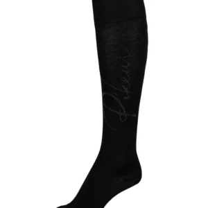 Calzini al Ginocchio con Borchie Black 35-37