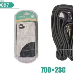 Camera D'aria Per Pneumatici Ruote Bici Bicicletta 23mm 700x23c Ricambio Zx-9897