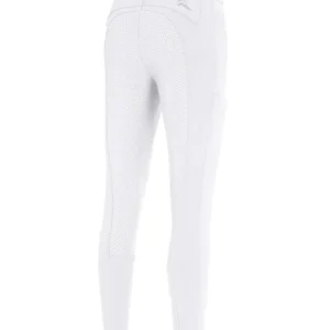 Candela Glamor Grip Pantaloni da equitazione con full seat per donna White 36