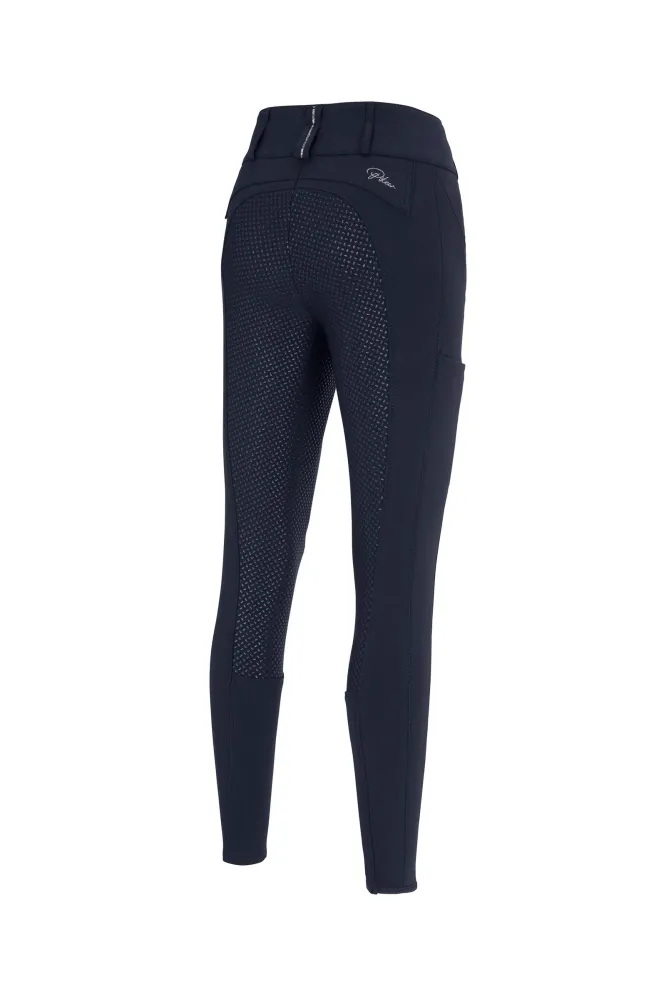 Candela Glamor Pantaloni da equitazione con grip da donna Blue Nights 32