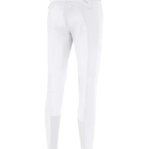 Candela Glamour Mc Crown Pantaloni da equitazione per show con full seat da donna White 32