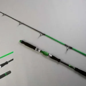Canna Da Pesca Mare Lago Lunghezza 1.8 Mt 10/30g Telescopica Portatile Leggera