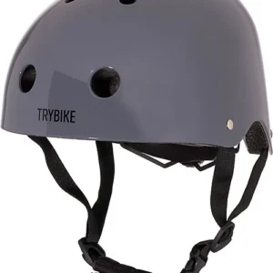 Casco per Bici - Graphite Grey - Calotta ABS - Resistente Regolabil Trybike