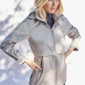 Cassie Giacca impermeabile funzionale da donna Moon Mist Grey 40