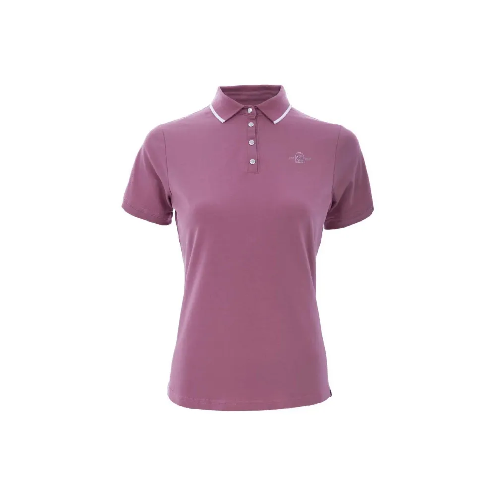 CAVALDAISY Women's Polo Shirt Raspberry Pink 42