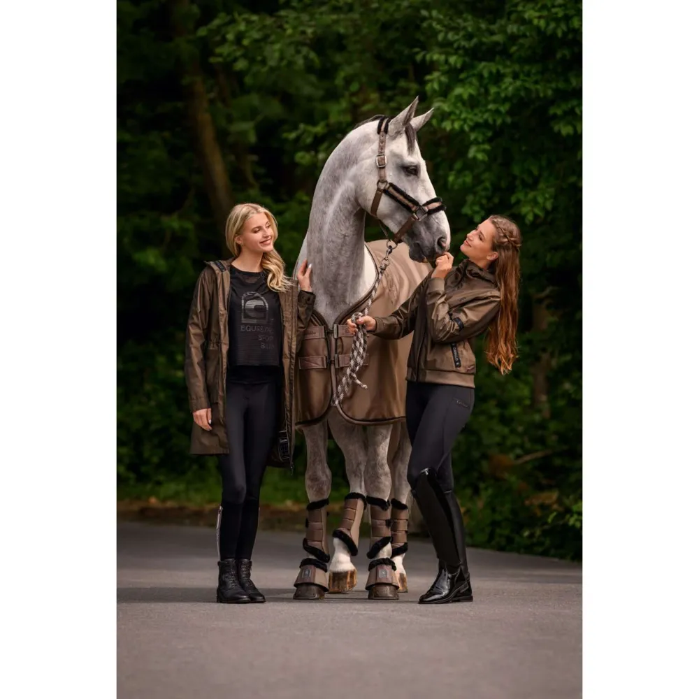 Cavallo Corda per cavezza CavalJace con Moschettone Mocha Latte