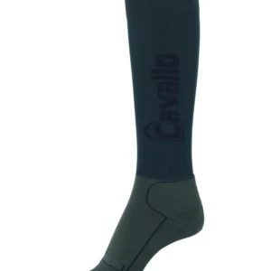 CAVALSIMO Calzini ergonomici con gambale sottile Fir green/ navy 40