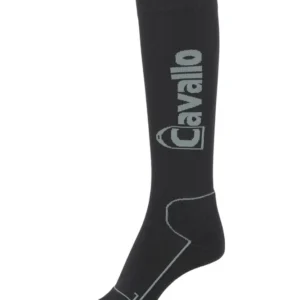 CAVALSIMO Calzini ergonomici con gambale sottile Griffin grey/ Green 36